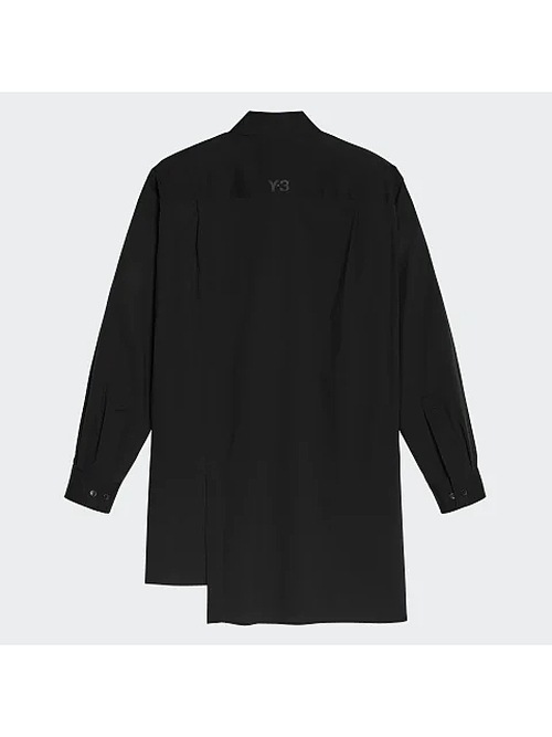 Y-3磻꡼/COTTON SHIRT/BLACK