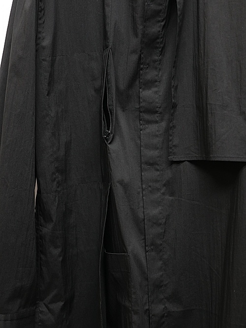 Y-3磻꡼/COTTON SHIRT/BLACK