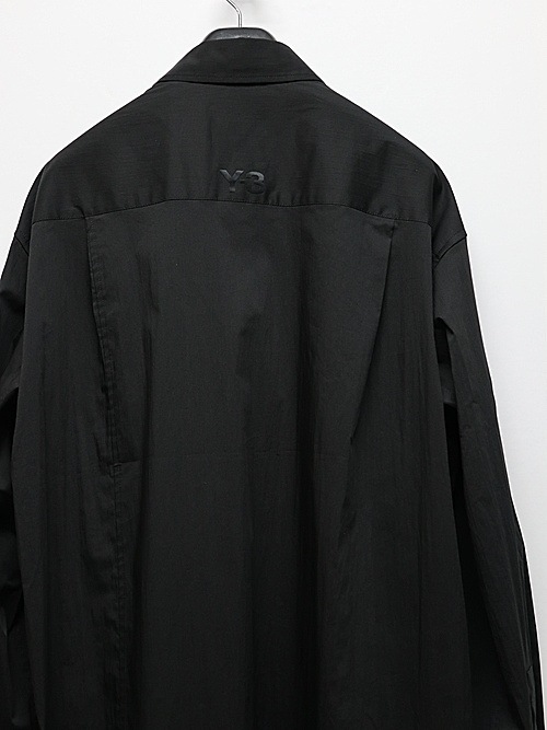 Y-3磻꡼/COTTON SHIRT/BLACK