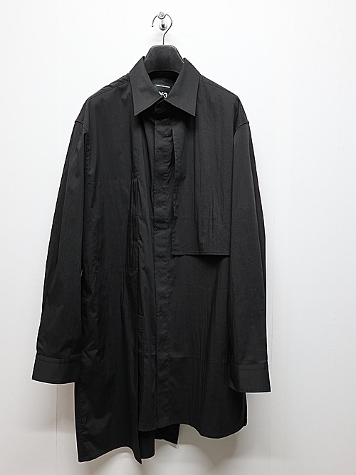 Y-3磻꡼/COTTON SHIRT/BLACK