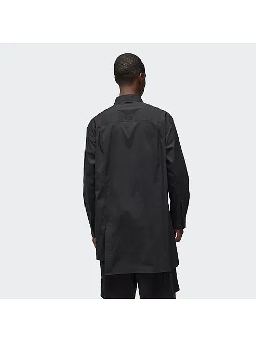 Y-3磻꡼/COTTON SHIRT/BLACK