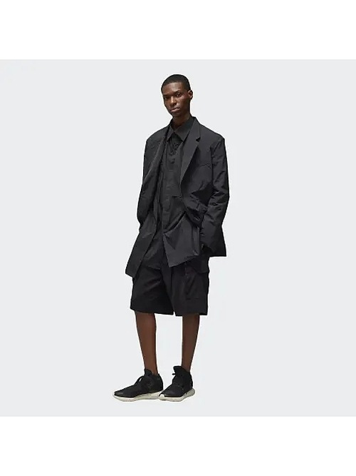 Y-3磻꡼/COTTON SHIRT/BLACK