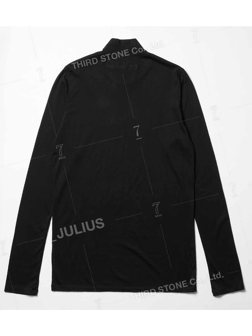 (ͽ)78ͽ/JULIUSꥦ/CUPRO/COTTON JERSEY CUT & SEWN6/BLACK