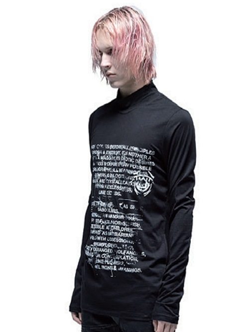 (ͽ)78ͽ/JULIUSꥦ/CUPRO/COTTON JERSEY CUT & SEWN6/BLACK