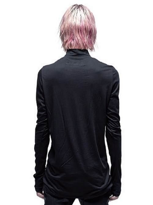 (ͽ)78ͽ/JULIUSꥦ/CUPRO/COTTON JERSEY CUT & SEWN6/BLACK