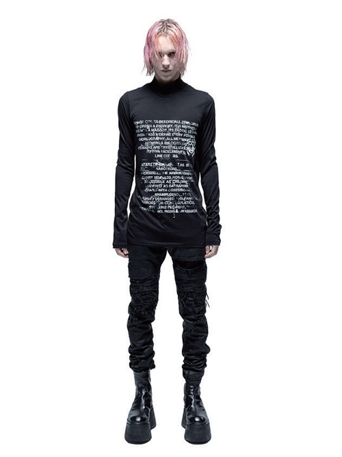 (ͽ)78ͽ/JULIUSꥦ/CUPRO/COTTON JERSEY CUT & SEWN6/BLACK