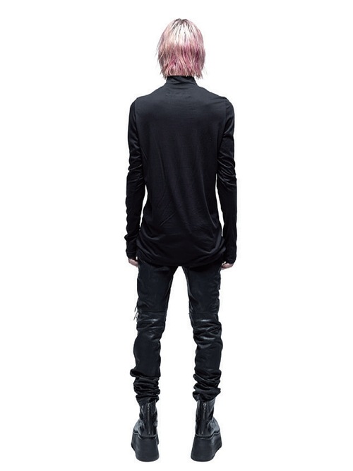(ͽ)78ͽ/JULIUSꥦ/CUPRO/COTTON JERSEY CUT & SEWN6/BLACK