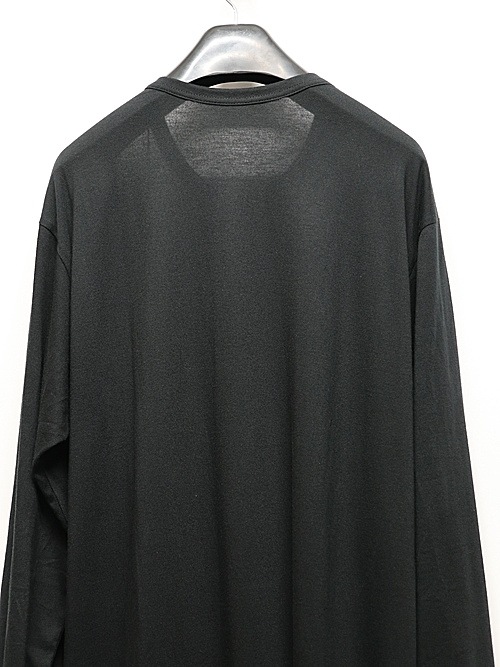 Ground Y饦ɥ磻/C/MOJERSEY COMBINATION TSUJIKIRI LONG SLEEVED T-SHIRT/BLACKWHITE