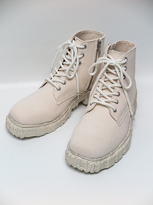 Maison MIHARA YASUHIRO���᥾�� �ߥϥ�䥹�ҥ�/PAST sole Canvas Boots/WHT.