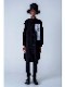 �㴰���nude:masahiko maruyama ���̡���:�ޥ��ҥ��ޥ���/LONG SHIRT COAT WITH MULTI PATCHES (POSTER PRINT)/Black