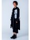 �㴰���nude:masahiko maruyama ���̡���:�ޥ��ҥ��ޥ���/LONG SHIRT COAT WITH MULTI PATCHES (POSTER PRINT)/Black