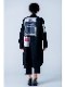 �㴰���nude:masahiko maruyama ���̡���:�ޥ��ҥ��ޥ���/LONG SHIRT COAT WITH MULTI PATCHES (POSTER PRINT)/Black