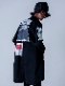 �㴰���nude:masahiko maruyama ���̡���:�ޥ��ҥ��ޥ���/LONG SHIRT COAT WITH MULTI PATCHES (POSTER PRINT)/Black