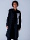 �㴰���nude:masahiko maruyama ���̡���:�ޥ��ҥ��ޥ���/LONG SHIRT COAT WITH MULTI PATCHES (POSTER PRINT)/Black