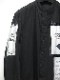 �㴰���nude:masahiko maruyama ���̡���:�ޥ��ҥ��ޥ���/LONG SHIRT COAT WITH MULTI PATCHES (POSTER PRINT)/Black