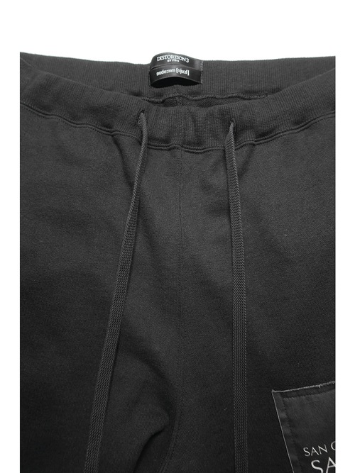 �㴰���nude:masahiko maruyama ���̡���:�ޥ��ҥ��ޥ���/SLIM SWEAT PANTS w/PRINTED PATCHES/Black