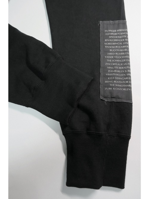 �㴰���nude:masahiko maruyama ���̡���:�ޥ��ҥ��ޥ���/SLIM SWEAT PANTS w/PRINTED PATCHES/Black