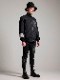 �㴰���nude:masahiko maruyama ���̡���:�ޥ��ҥ��ޥ���/SLIM SWEAT PANTS w/PRINTED PATCHES/Black
