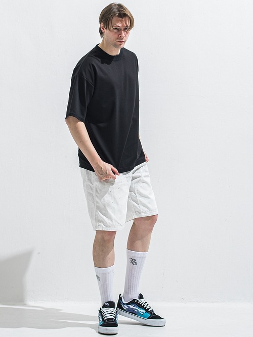 (ͽ���ʡ�6��7������ͽ��/40TH RESOUND CLOTHING���ꥵ����ɥ���������/REV MESH OVER TEE/BLACK