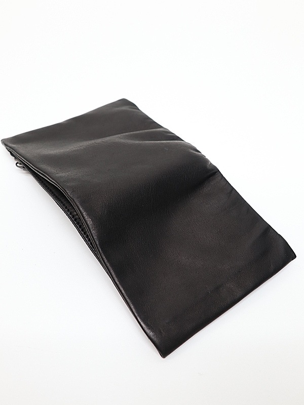 �㴰���Yohji Yamamoto���襦����ޥ��/���եȥۡ����쥶�� �ǥ奢��ե�����ɥ�����å�/BLACK
