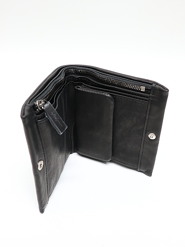 �㴰���Yohji Yamamoto���襦����ޥ��/���եȥۡ����쥶�� �ǥ奢��ե�����ɥ�����å�/BLACK