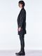 (ͽ���ʡ�10������11������ͽ��/kiryuyrik������奦����奦/Emboss Silley Jersey Layerd Jacket/Black