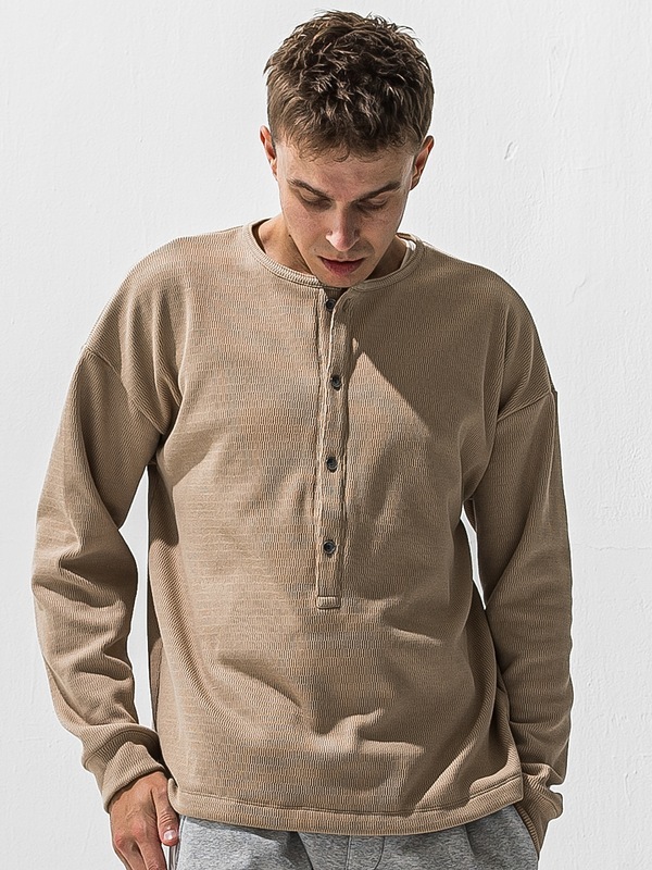 (ͽ���ʡ�11��12������ͽ��/42TH RESOUND CLOTHING���ꥵ����ɥ���������/OVER HENRY velours fleece thermal/BROWN
