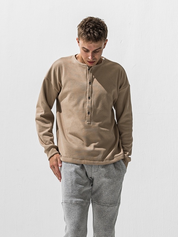 (ͽ���ʡ�11��12������ͽ��/42TH RESOUND CLOTHING���ꥵ����ɥ���������/OVER HENRY velours fleece thermal/BROWN