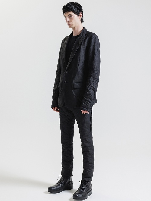 �㴰���nude:masahiko maruyama ���̡���:�ޥ��ҥ��ޥ���/Paper Yarn/Linen Weather Cloth JACKET/Black