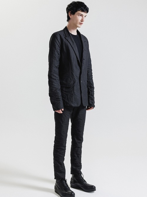 �㴰���nude:masahiko maruyama ���̡���:�ޥ��ҥ��ޥ���/Paper Yarn/Linen Weather Cloth JACKET/Black