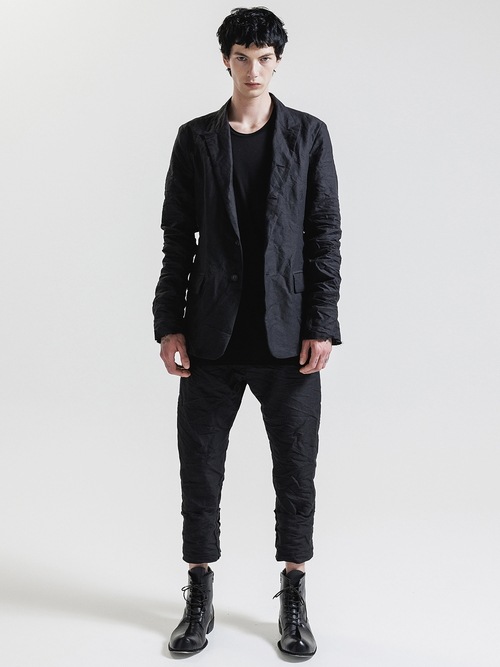 �㴰���nude:masahiko maruyama ���̡���:�ޥ��ҥ��ޥ���/Paper Yarn/Linen Weather Cloth JACKET/Black