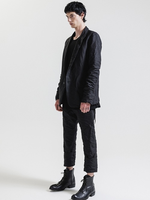 �㴰���nude:masahiko maruyama ���̡���:�ޥ��ҥ��ޥ���/Paper Yarn/Linen Weather Cloth JACKET/Black