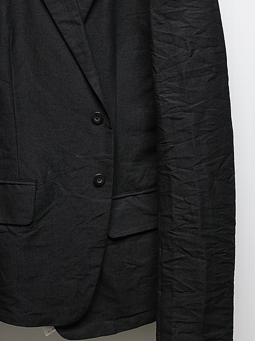 �㴰���nude:masahiko maruyama ���̡���:�ޥ��ҥ��ޥ���/Paper Yarn/Linen Weather Cloth JACKET/Black