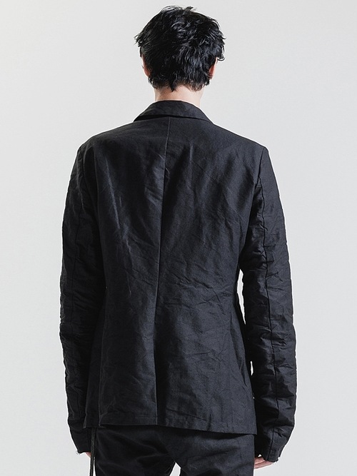 �㴰���nude:masahiko maruyama ���̡���:�ޥ��ҥ��ޥ���/Paper Yarn/Linen Weather Cloth JACKET/Black