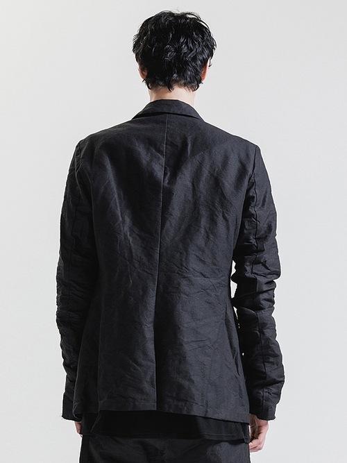 �㴰���nude:masahiko maruyama ���̡���:�ޥ��ҥ��ޥ���/Paper Yarn/Linen Weather Cloth JACKET/Black
