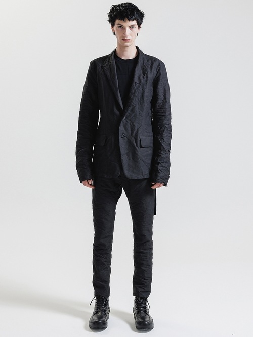 �㴰���nude:masahiko maruyama ���̡���:�ޥ��ҥ��ޥ���/Paper Yarn/Linen Weather Cloth JACKET/Black