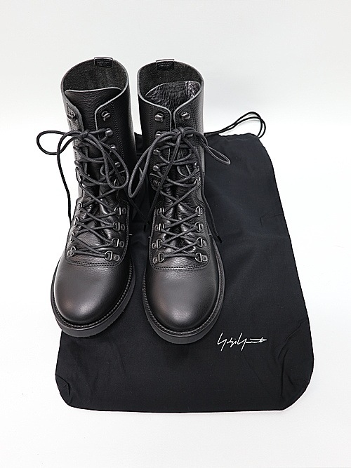 Yohji Yamamoto���襦����ޥ��/���եȥ����󥯥쥶�����ߥ꥿�꡼�֡���/BLACK