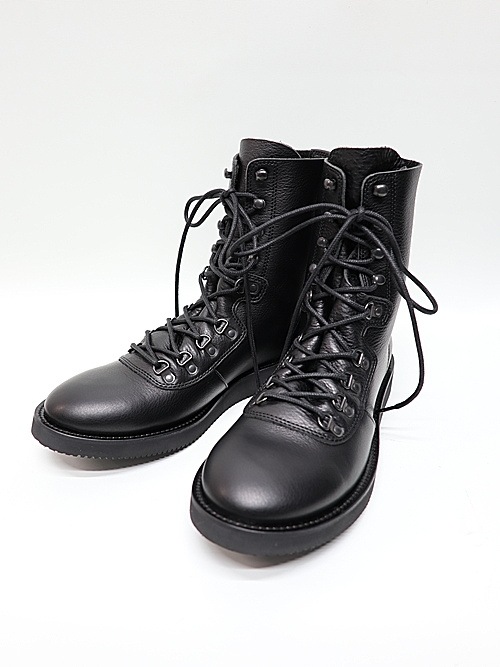 Yohji Yamamoto���襦����ޥ��/���եȥ����󥯥쥶�����ߥ꥿�꡼�֡���/BLACK