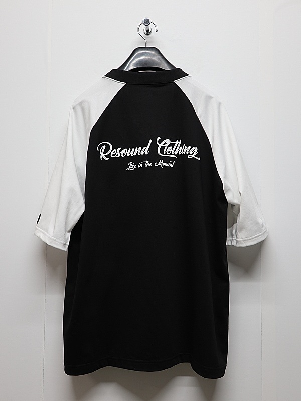 RESOUND CLOTHING���ꥵ����ɥ���������/BACK RC raglan OVER TEE/BKWH