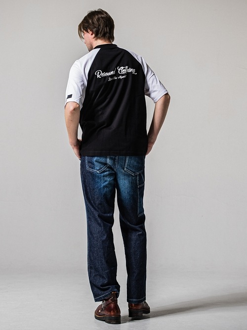 (ͽ���ʡ�4��5������ͽ��/39TH RESOUND CLOTHING���ꥵ����ɥ���������/BACK RC raglan OVER TEE/BKWH