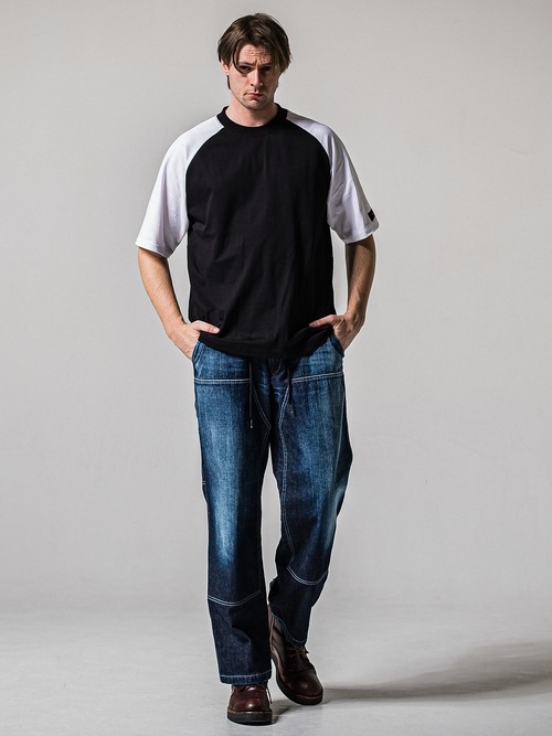 (ͽ���ʡ�4��5������ͽ��/39TH RESOUND CLOTHING���ꥵ����ɥ���������/BACK RC raglan OVER TEE/BKWH