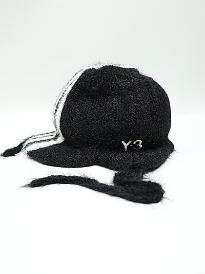 �㴰���Y-3���磻���꡼/Y-3 3S BONNET/BLACK/CREWHT
