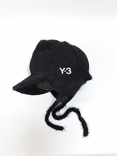 �㴰���Y-3���磻���꡼/Y-3 3S BONNET/BLACK/CREWHT