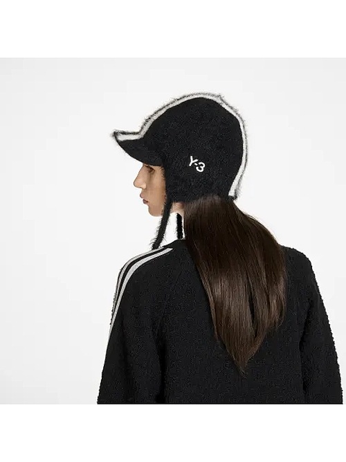 �㴰���Y-3���磻���꡼/Y-3 3S BONNET/BLACK/CREWHT