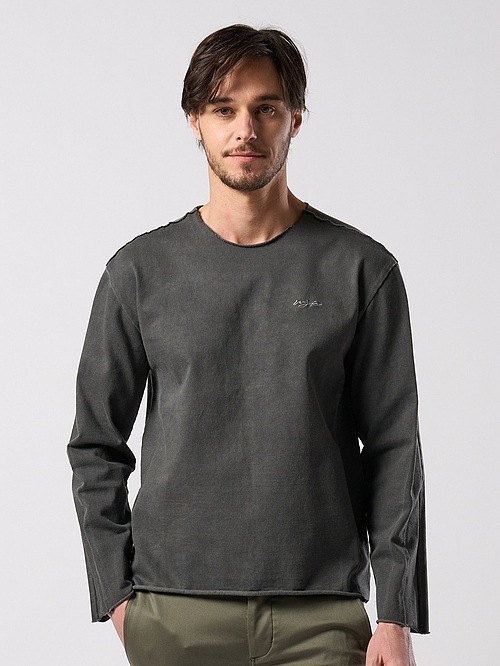 (ͽ���ʡ�9��10������ͽ��/wjk�����֥른��������/tight jersey cut-off L/S/d.charcoal