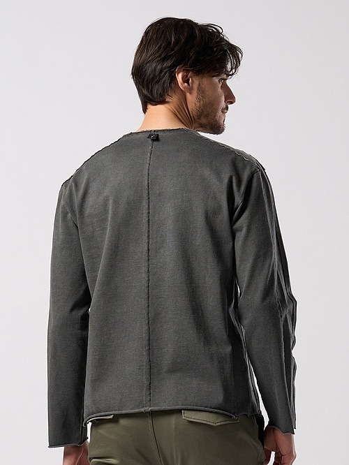(ͽ���ʡ�9��10������ͽ��/wjk�����֥른��������/tight jersey cut-off L/S/d.charcoal