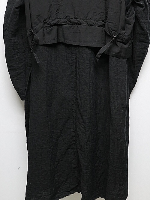 �㴰���nude:masahiko maruyama ���̡���:�ޥ��ҥ��ޥ���/GARMENT DYED LAYERED LONG SHIRT/Black