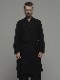 �㴰���nude:masahiko maruyama ���̡���:�ޥ��ҥ��ޥ���/GARMENT DYED LAYERED LONG SHIRT/Black
