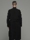 �㴰���nude:masahiko maruyama ���̡���:�ޥ��ҥ��ޥ���/GARMENT DYED LAYERED LONG SHIRT/Black