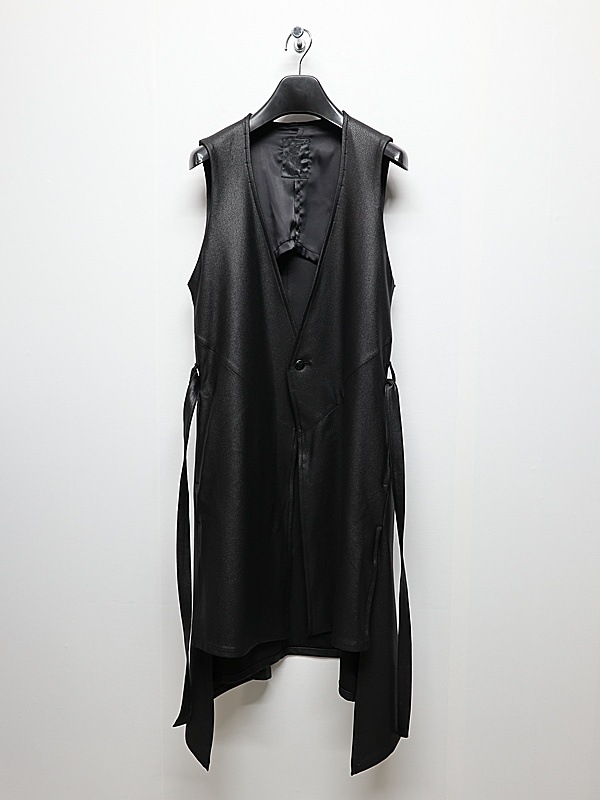 (ͽ���ʡ�10������11������ͽ��/kiryuyrik������奦����奦/Emboss Silley Jersey Flare Vest/Black